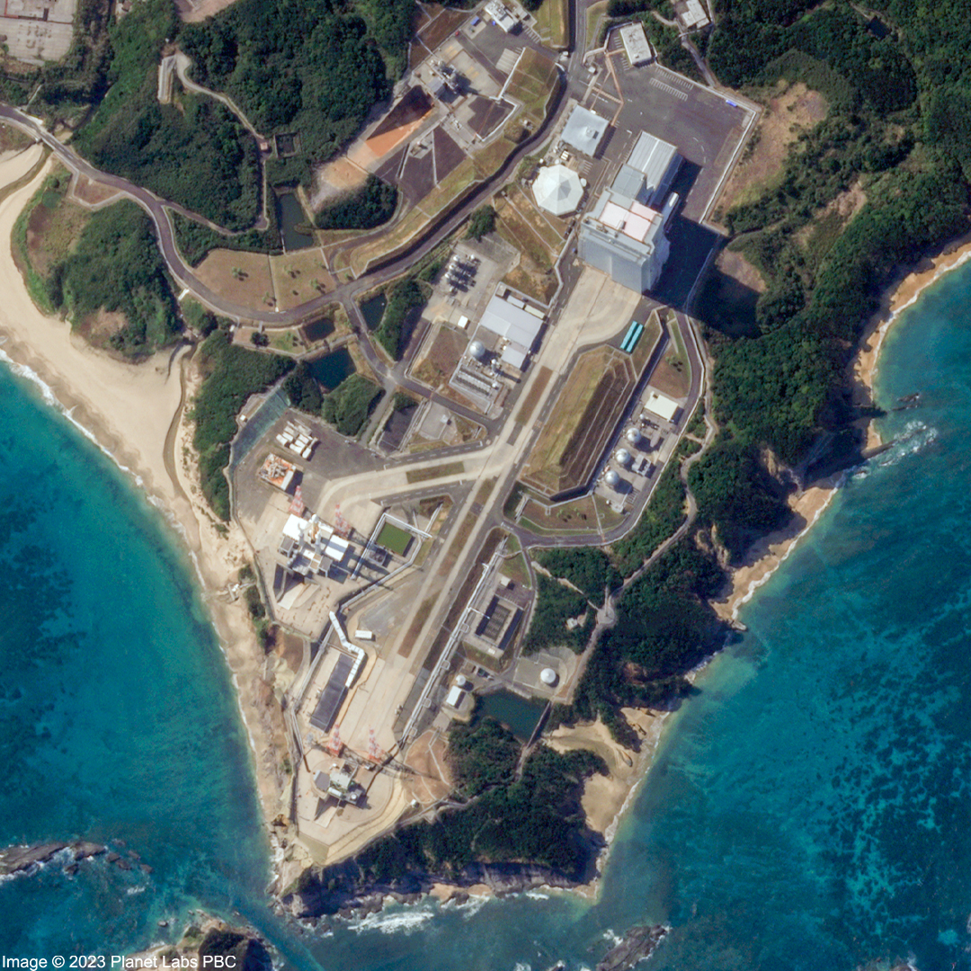 Tanegashima Space Center Feb 17, 2023 SpaceFromSpace